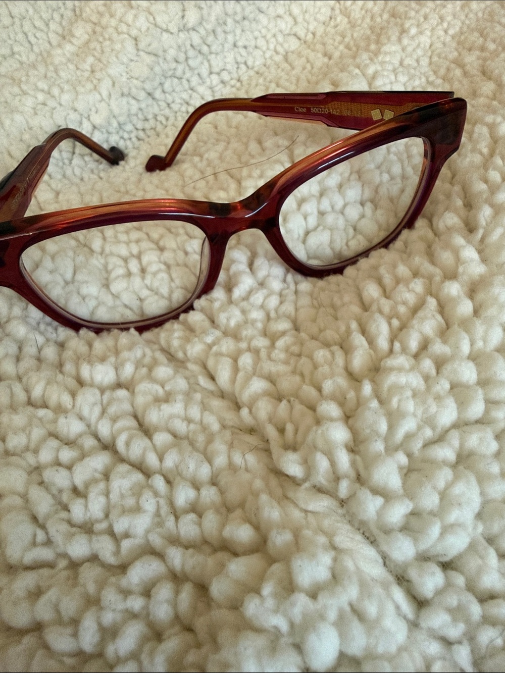 Women's Red Tortoise Glasses Frame
